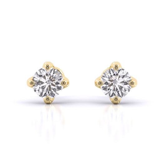 Solitaire Studs Earrings