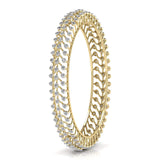Ivana Jewels Bangle 5.09 Carat Round Diamonds Bangle
