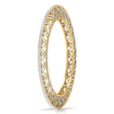 Ivana Jewels Bangle Contemporary Crosshatch Bangle