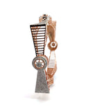 Ivana Jewels Bangle Lab Grown Round Cut Diamonds Solid Rose gold Bangle