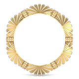 Ivana Jewels Bangle Round Cut Diamond Lab grown Fan Bangle