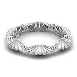 Ivana Jewels Bangle Round Cut Diamond Lab grown Fan Bangle