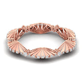Ivana Jewels Bangle Round Cut Diamond Lab grown Fan Bangle