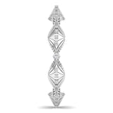 Ivana Jewels Bangle Round Cut Diamond Lab grown Fan Bangle