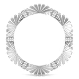 Ivana Jewels Bangle Round Cut Diamond Lab grown Fan Bangle