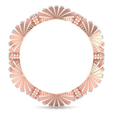 Ivana Jewels Bangle Round Cut Diamond Lab grown Fan Bangle