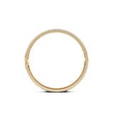 Ivana Jewels Bangle Triangle Design Round Diamonds Bangle
