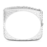 Ivana Jewels Bracelets 1.71ct Square Diamond Bangle