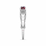 Ivana Jewels Bracelets 12.42ct Oval Cabochon Diamond Bangle