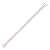 Ivana Jewels Bracelets 19 Carat Diamond Gold Tennis Bracelet