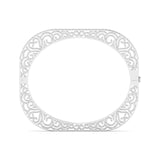 Ivana Jewels Bracelets 2.15 Carat Diamond Gold Square Bangle