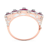 Ivana Jewels Bracelets 2.43ct Oval Diamond Bangle