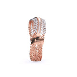 Ivana Jewels Bracelets Baguette & Round Diamond Classic Kada Bracelet