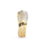 Ivana Jewels Bracelets Baguette & Round Diamond Classic Kada Bracelet