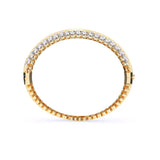 Ivana Jewels Bracelets Baguette & Round Diamond Classic Kada Bracelet