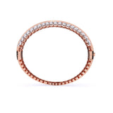 Ivana Jewels Bracelets Baguette & Round Diamond Classic Kada Bracelet