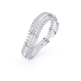 Ivana Jewels Bracelets Baguette & Round Diamond Classic Kada Bracelet