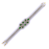 Ivana Jewels Bracelets Beautiful Emerald Colour Stone Bracelet For Girls