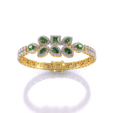 Ivana Jewels Bracelets Beautiful Emerald Colour Stone Bracelet For Girls