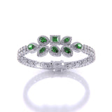 Ivana Jewels Bracelets Beautiful Emerald Colour Stone Bracelet For Girls