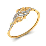 Ivana Jewels Bracelets Classic Curve Style Diamond Kada Bangle