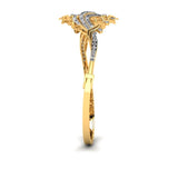 Ivana Jewels Bracelets Classic Curve Style Diamond Kada Bangle
