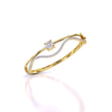 Ivana Jewels Bracelets Classic Design Diamond Bangle
