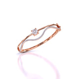 Ivana Jewels Bracelets Classic Design Diamond Bangle