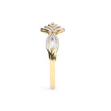 Ivana Jewels Bracelets Classic Design with Round Diamonds Bangle