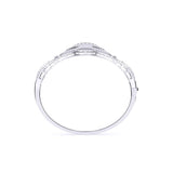 Ivana Jewels Bracelets Classic Design with Round Diamonds Bangle