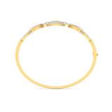Ivana Jewels Bracelets Diamond Accent Oval Bangle