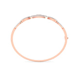 Ivana Jewels Bracelets Diamond Accent Oval Bangle
