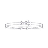 Ivana Jewels Bracelets Diamond Bar Bracelet in Warm Gold