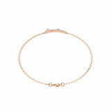 Ivana Jewels Bracelets Diamond Bar Bracelet in Warm Gold