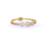 Ivana Jewels Bracelets Fancy & Round Shape Diamonds Classy Bracelet