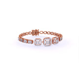 Ivana Jewels Bracelets Fancy & Round Shape Diamonds Classy Bracelet