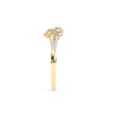 Ivana Jewels Bracelets Fancy Shape Diamonds Classic Design Bangle For Her