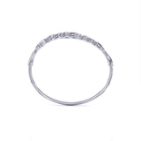 Ivana Jewels Bracelets Fancy Shape Diamonds Leaf style Bangle