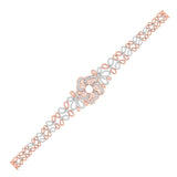 Ivana Jewels Bracelets Floral Bracelet with Pearl Center