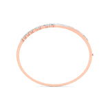 Ivana Jewels Bracelets Geometric Line Diamond Bangle