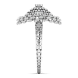 Ivana Jewels Bracelets Gold Bangle with Diamonds