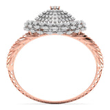 Ivana Jewels Bracelets Gold Bangle with Diamonds