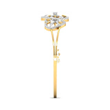 Ivana Jewels Bracelets Heart & Flower Diamond Bangle