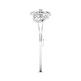 Ivana Jewels Bracelets Heart & Flower Diamond Bangle