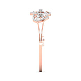 Ivana Jewels Bracelets Heart & Flower Diamond Bangle