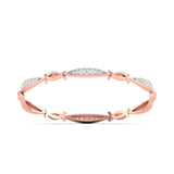 Ivana Jewels Bracelets Interwoven Diamond Bangle