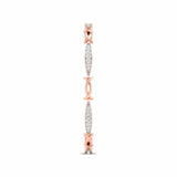 Ivana Jewels Bracelets Interwoven Diamond Bangle