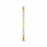 Ivana Jewels Bracelets Interwoven Diamond Bangle
