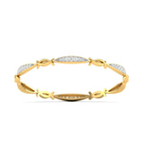 Ivana Jewels Bracelets Interwoven Diamond Bangle
