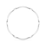 Ivana Jewels Bracelets Interwoven Diamond Bangle
